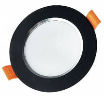 Світильник світлодіодний Biom DF-6B 6Вт чорный круглий 5000К