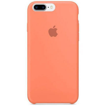 Чохол накладка xCase на iPhone 7 Plus/8 Plus Silicone Case персиковий (peach), фото 1