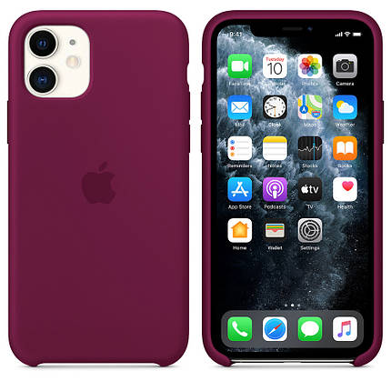 Чохол накладка xCase для iPhone 11 Silicone Case rose red, фото 1