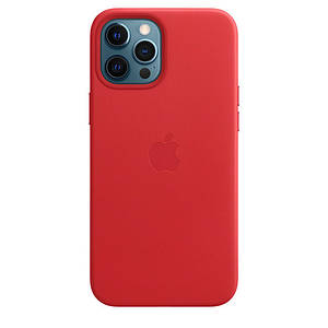 Чохол накладка xCase для iPhone 12/12 Pro Leather case with Full MagSafe Red