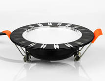 Світильник світлодіодний Biom DFR-6B 6Вт чорний круглий 5000К, фото 2