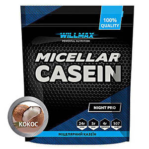 Казеїновий протеїн Willmax Micellar Casein 80% 900 г