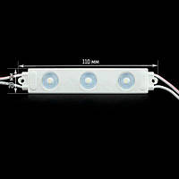 Світлодіодний модуль BRT 2835-3 1.5 W 6500K, 220В, IP65 білий µ, фото 4