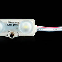 Світлодіодний модуль BRT XG28 5630-3 led W 1,5 W Samsung 6500K, 12В, IP68 білий, фото 2