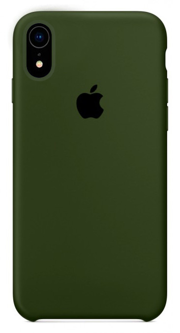 Чохол накладка xCase для iPhone XR Silicone Case Olive