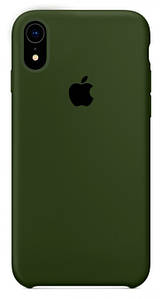 Чохол накладка xCase для iPhone XR Silicone Case Olive