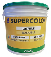 OIKOS Supercolor 10л Краска экологичная, устойчивая к мытью