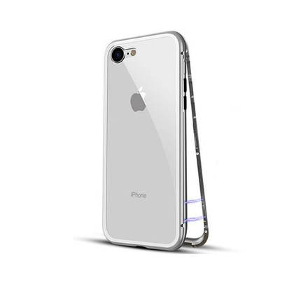 Чохол накладка xCase для iPhone 7/8/SE 2020 Magnetic Case білий прозорий, фото 1