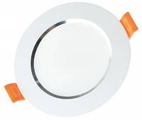 Точковий світильник світлодіодний BIOM 12W врізний 5000К холодний білий, коло,білий