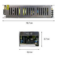 Блок питания OEM DC12 120W 10А STR-120 узкий µ, фото 2