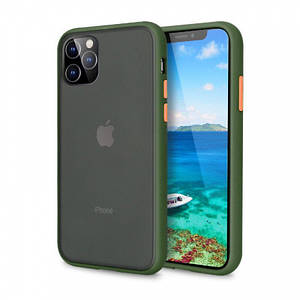 Чохол накладка xCase для iPhone 12/12 Pro Gingle green series orange