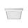 Настінно-стельовий світлодіодний світильник LUMINARIA DLS 15W 220V IP20 5500K 1350Lm 170*30m, фото 5