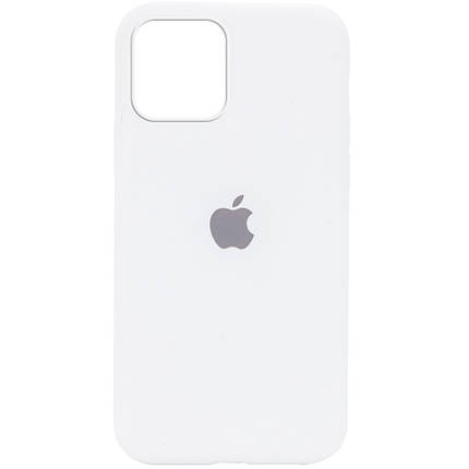 Чохол накладка xCase для iPhone 12/12 Pro Silicone Case Full білий, фото 1