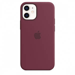 Чехол накладка xCase для iPhone 12/12 Pro Silicone Case Full plum
