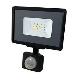 Світлодіодний прожектор BIOM 10W S5-SMD-10-Slim+Sensor 6200К 220V IP65 з µ