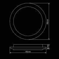Світильник світлодіодний Biom SMART SML-R06-80 3000-6000K 80Вт з д/у µ, фото 8