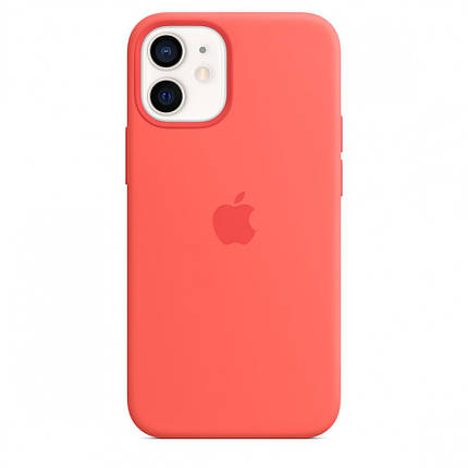 Чохол накладка xCase для iPhone 12 Pro Max Silicone Case Full pink citrus, фото 1