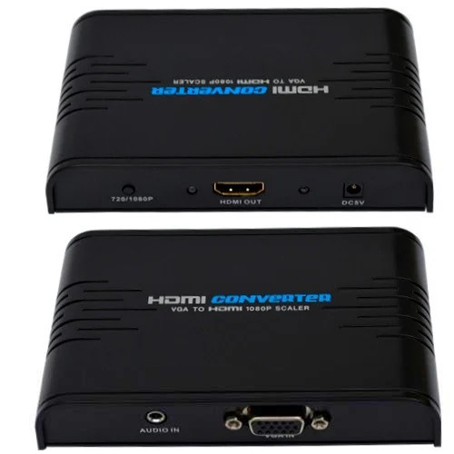 Конвертор VGA в HDMI, гніздо VGA - гніздо HDMI, 1080Р