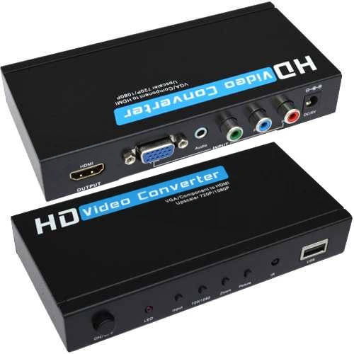 Купить Конвертор HDMI в VGA+RGB (гнездо HDMI гнездо VGA + гнездо RGB ...