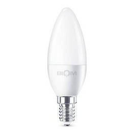 Світлодіодна лампа Biom BT-589 C37 9W E14 4500К матова µ