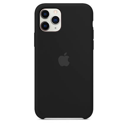 Чохол накладка xCase для iPhone 11 Pro Silicone Case чорний, фото 1