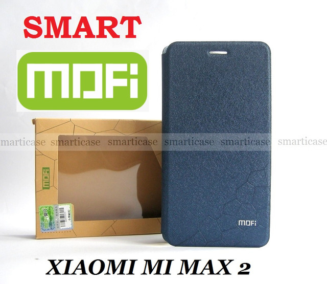купить синий чехол книжка Xiaomi mi max 2