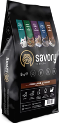 Корм Savory Digestion Fresh Lamb&Turkey (для кішок з чутливим травленням з ягням та індичкою)  8кг.