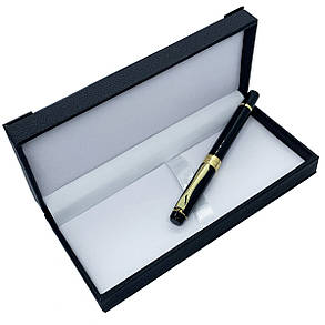 Ручка подарункова Honest у шкіряній коробці 890 чорна, фото 2