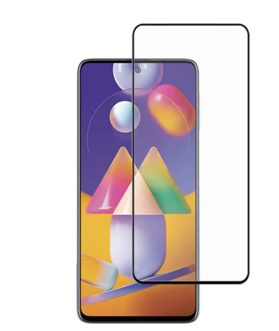 Захисне скло для Samsung M515 Galaxy Galaxy M51, Full Glue, колір чорний, фото 1