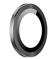 Скло камери для iPhone 12/ 12 mini, біле + кільце, комплект 2 шт.