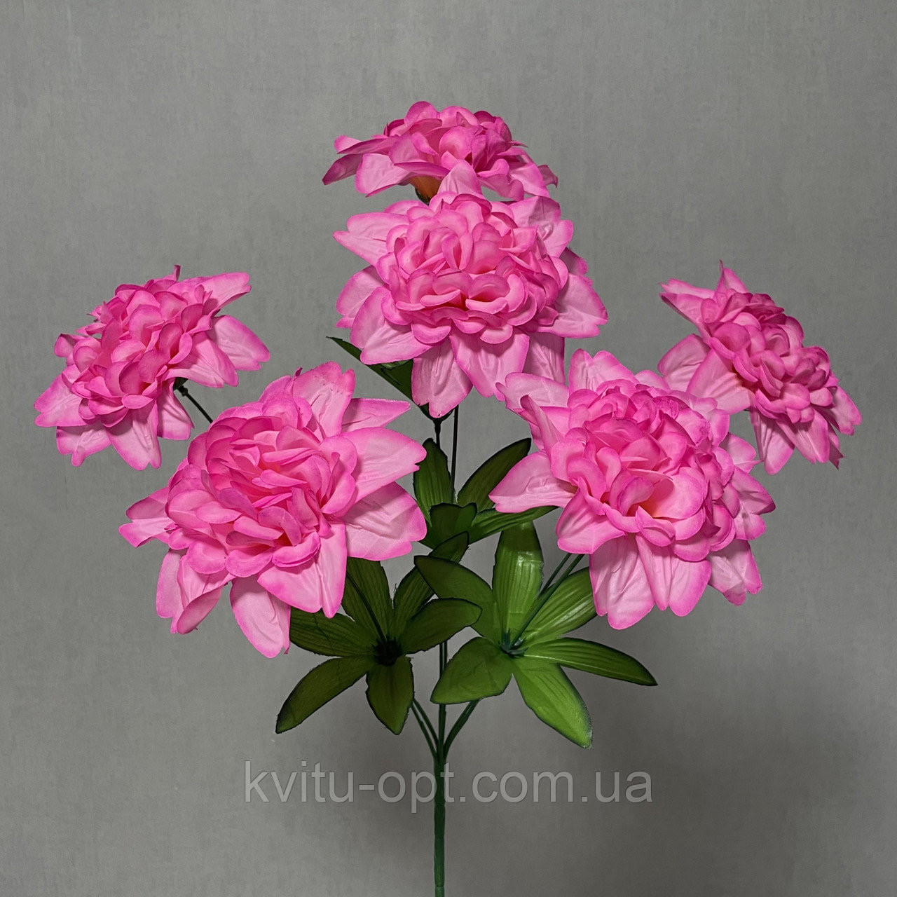 Букет клематис зірка з пишною серединою, 46см (20 шт в уп), фото 1