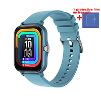 Умные Смарт часы Smart Watch Y20 / P8 plus Тонометр Пульоксиметр IP67 Android iOS Blue