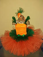 Карнавальный костюм морковки для девочки