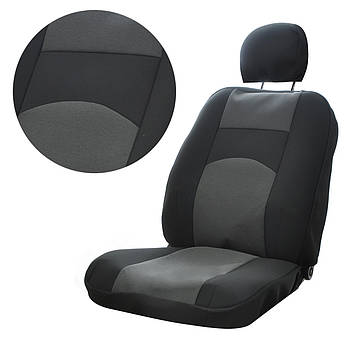 Авточохли на передні сидіння АвтоСвіт чорні