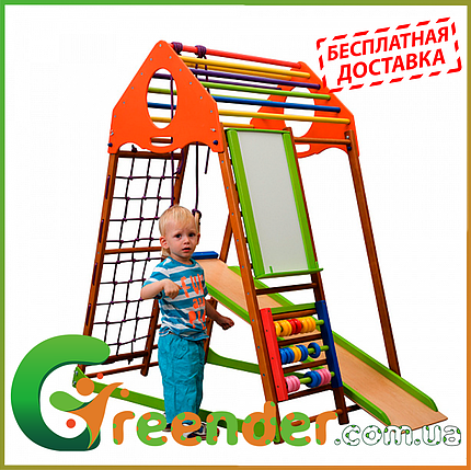 Спортивные уголки / деревянные шведские стенки KindWood Plus, фото 2