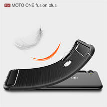 TPU чохол накладка Urban для Motorola One Fusion Plus / чорний, фото 6