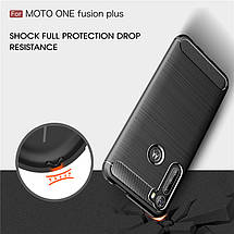 TPU чохол накладка Urban для Motorola One Fusion Plus / чорний, фото 3