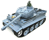 Танк Heng Long German Tiger І 1:16 3818-1 (нова версія 7.0) пневматична пушка, димогенератор, інф.червоний бій