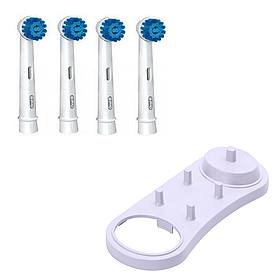 Насадки для зубної щітки ORAL-B Sensitive (EBS17) + підставка