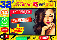 NEW смарт телевизоры LG SmartTV 32" Slim 4K,LED, IPTV, T2, WIFI, USB