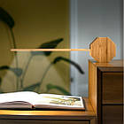 Світильник з годинником і будильником OCTAGON ONE PLUS колір бамбук, вишня, горіх, фото 2
