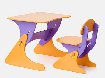 Дитячий стілець і стіл для малюків SHOPIK