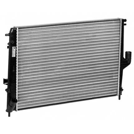Радіатор охолодження Renault Logan 1.4,1.6 (08 -)/Duster 1.6/2.0 (10) АКПП (алюм-паяний) LRc 09198 Luzar, фото 1
