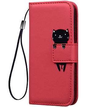 Чохол-книжка Animal Wallet для Samsung Galaxy Note 10 Lite / A81 Cat