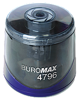 Чинка автоматична, 1 отвір, з контейнером, синя, BM.4796