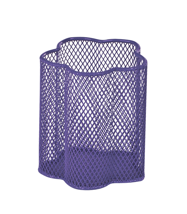 Підставка  для ручок квітка 90х90х100 мм Металева фіолетовий ZB.3101-07 Zibi