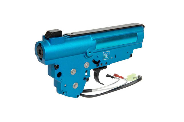 Комплектний, посилений gearbox v.3 (АК) з микровыключателем (проводка вгору) [Specna Arms] (для страйкболу), фото 2