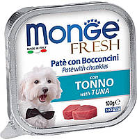 70013017 Monge Dog Fresh c мясом тунца в паштете, 100 гр