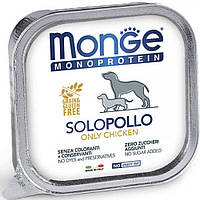 70014137 Monge Dog Solo с курицей паштет, 150 гр