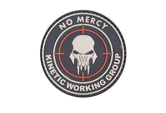 Naszywka 3D - NO MERCY – KINETIC WORKING GROUP - Black [GFC Tactical] (для страйкболу)